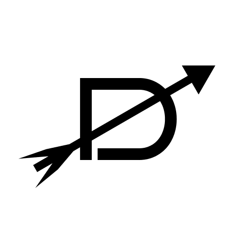 DartNode® Black Icon on White