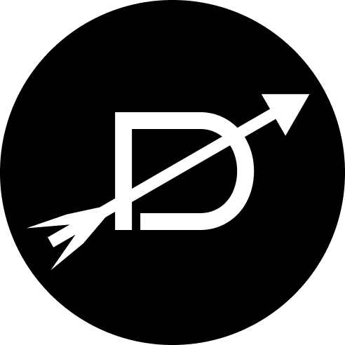 DartNode® White Icon on Black